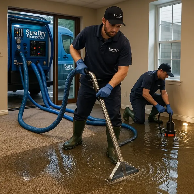 Water Extraction and Removal process in Clarksville, VA